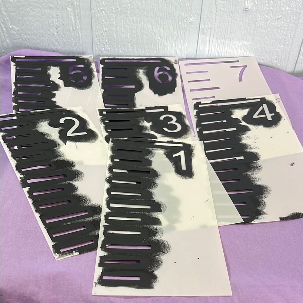 5 for $10 💜 Ruler Stencils for Height Tracker